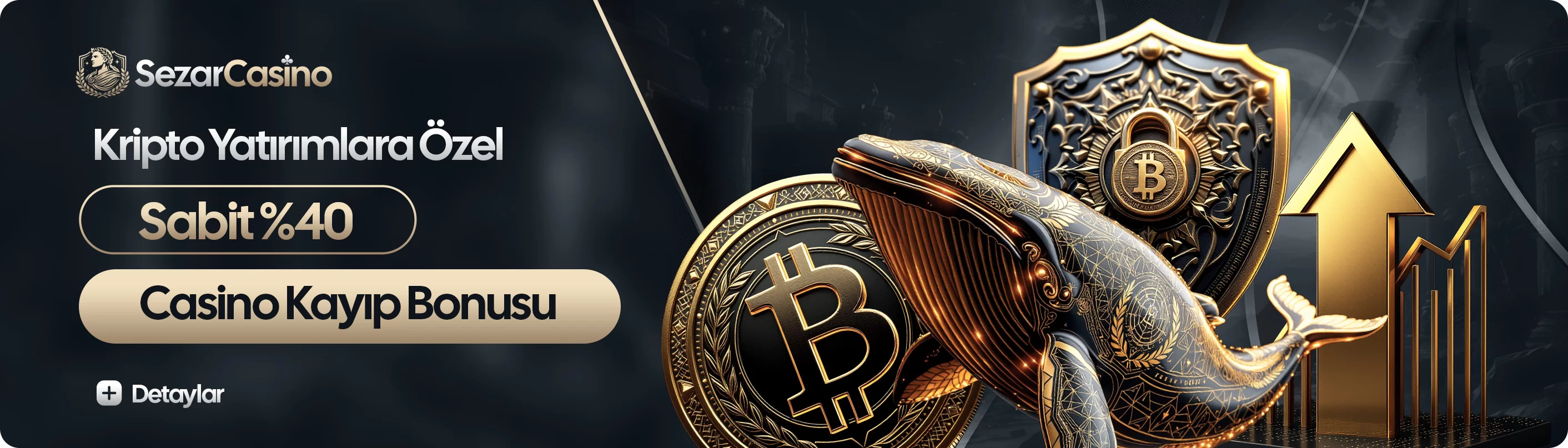 Sezarcasino — Kripto yatırımlara özel sabit %40 casino kayıp bonusu